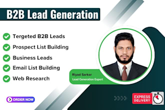 do b2b lead generation email list building and business leads