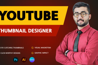 design creative youtube thumbnails