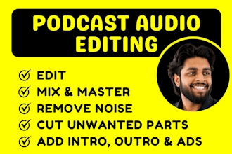 podcast audio editing, podcast editing, mixing and mastering