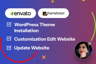 install customize envato themeforest wordpress theme plugin