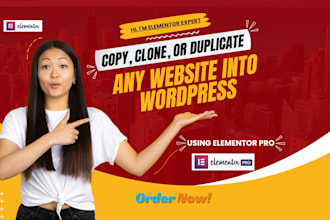clone, copy or duplicate wordpress website design using elementor pro