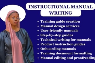 create easy to understand training manual, manual editing and proofreading, ppt