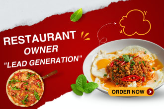 provide restaurant, hotel, and shop owner leads, targeted b2b leads