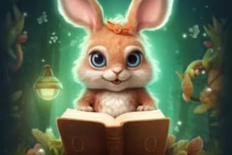 illustrate children story book illustration, children story, book illustration