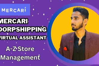 be your VA for mercari dropshipping