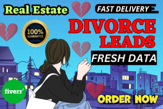 provide divorce leads for real estate with skip tracing