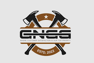 design an amazing and eye catching axe logo for you