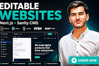 integrate sanity or strapi cms into your next js or react website