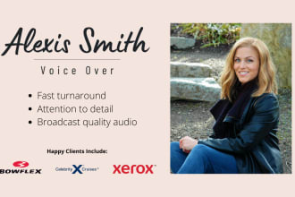 record a pro corporate or explainer video narration