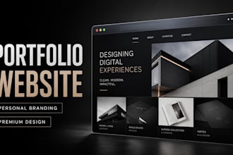 create online presence with a standout portfolio website