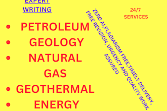do case study on petroleum, geology, natural gas, geothermal and energy papers