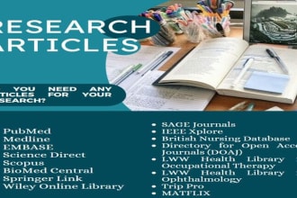 provide search for research articles in pubmed, scopus and other databases
