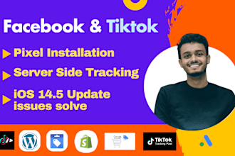 fix meta pixel for shopify, wordpress, facebook pixel, tiktok pixel, capi, GTM