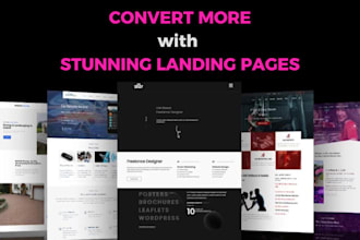 design a modern high converting landing page for your business in 24 hrs