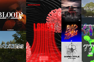 design hiphop,rap music album covers, mixtape covers, single