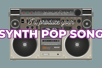 be your synth pop music producer