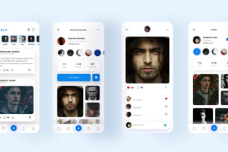 develop social media app, video chat app, dating app,