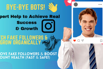identify and remove your instagram fake ghost bot followers safely