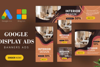 design professional google banner ads or adwords