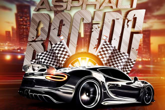 design a football, racing, boxing and other sport flyer