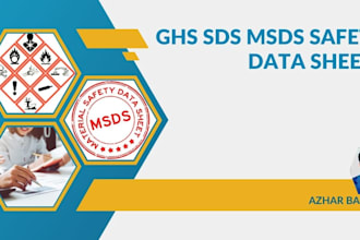 create ghs sds msds safety data sheets