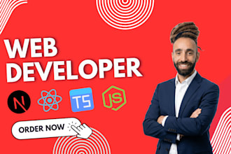 be web developer react, next js and node expert