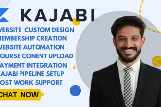 design kajabi website, kajabi online course website, and course page