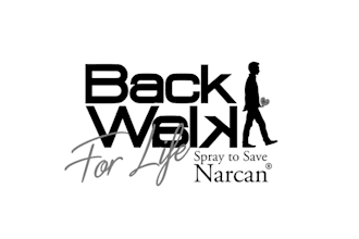 back walk life saves lives logo design