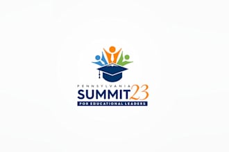 conference educational leaders logo design