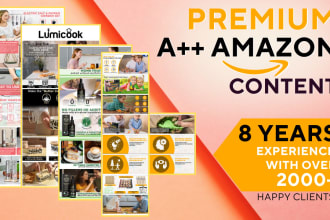 create premium amazon a plus enhanced brand content