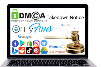 send dmca takedown notices to copyright infringing remove article, harassing,sex