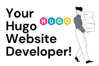 build a professional static website using hugo