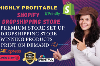 be your best shopify store creation expert and set up shopify dropshipping store