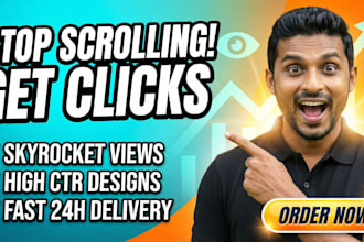 design catchy youtube thumbnails to boost views