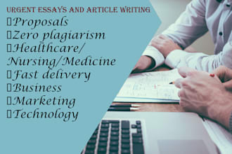 do research and summary writing, literature, review, case study, reports