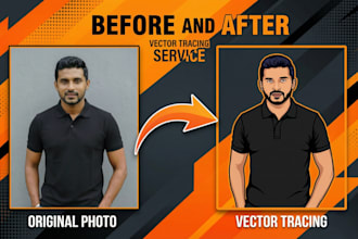 do vector tracing or convert to vector quickly