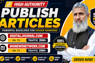 publish news article on high da guest post backlink, seo guest posting service