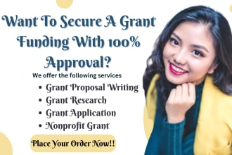 write a winning grant proposal, grant research and application, business plan