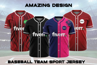 design amazing sport baseball or softball jersey