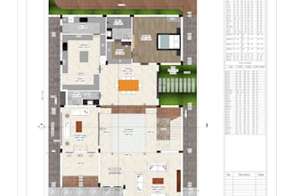 draw and design your house plan using autocad and revit