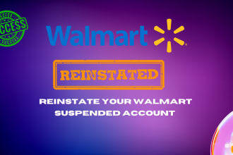 reinstate your walmart suspended account