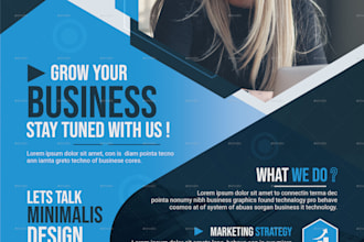 design food flyer, party flyer, corporate flyer, church flyer,
