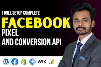 setup or fix meta pixel, facebook pixel,fb conversion api