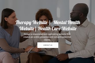 build therapy website, mental health, psychiatrist, psychology website