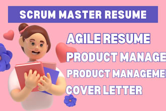 write scrum master resume project management resume, pmp, agile and cover letter