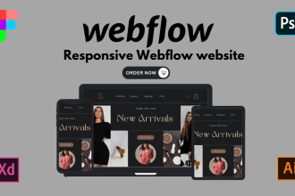 create, fix, design, and update the webflow website
