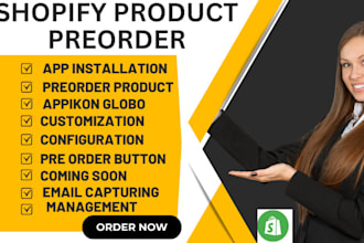 shopify store product pre order appikon pre order globo notify prequick