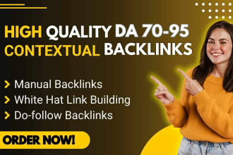build dofollow high da SEO contextual backlinks
