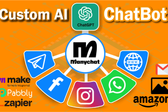 create your own custom ai chatbot using chat gpt   and manychat automation