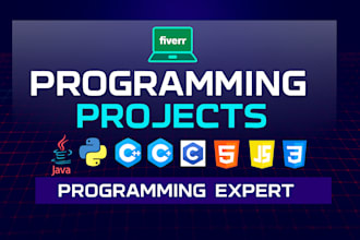 code c, cpp, c sharp, java and python language projects or tasks